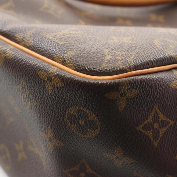 LOUIS VUITTON Brown Monogram Leather Deauville Bag - Picture 9 of 11